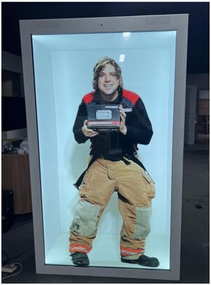 86/75 인치 LCD 스크린 투명 LCD 3D 홀로그램 상자